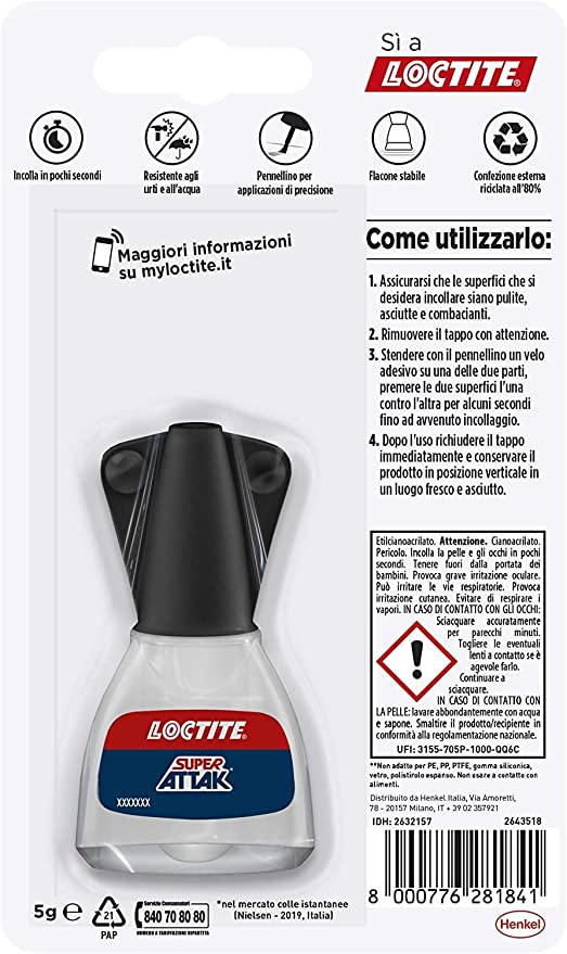 Loctite Super Attak Brush 5g